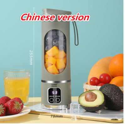 Portable USB Rechargeable Blender – High-End Ice Crushing Juicer for Home & Travel