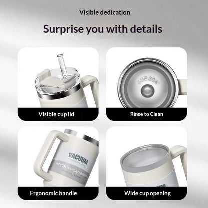 40oz Iced Coffee Tumbler 304 Stainless Steel Cup