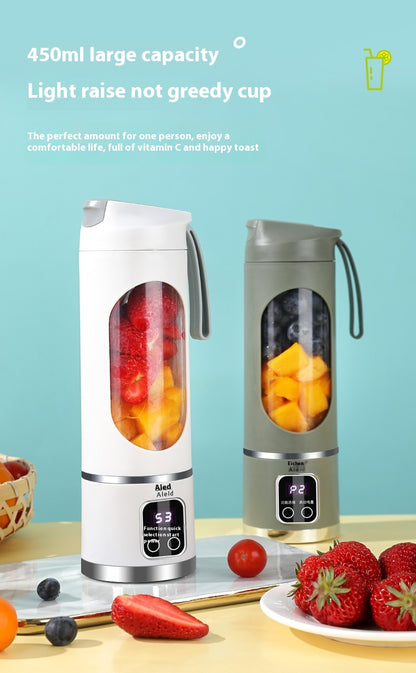 Portable USB Rechargeable Blender – High-End Ice Crushing Juicer for Home & Travel