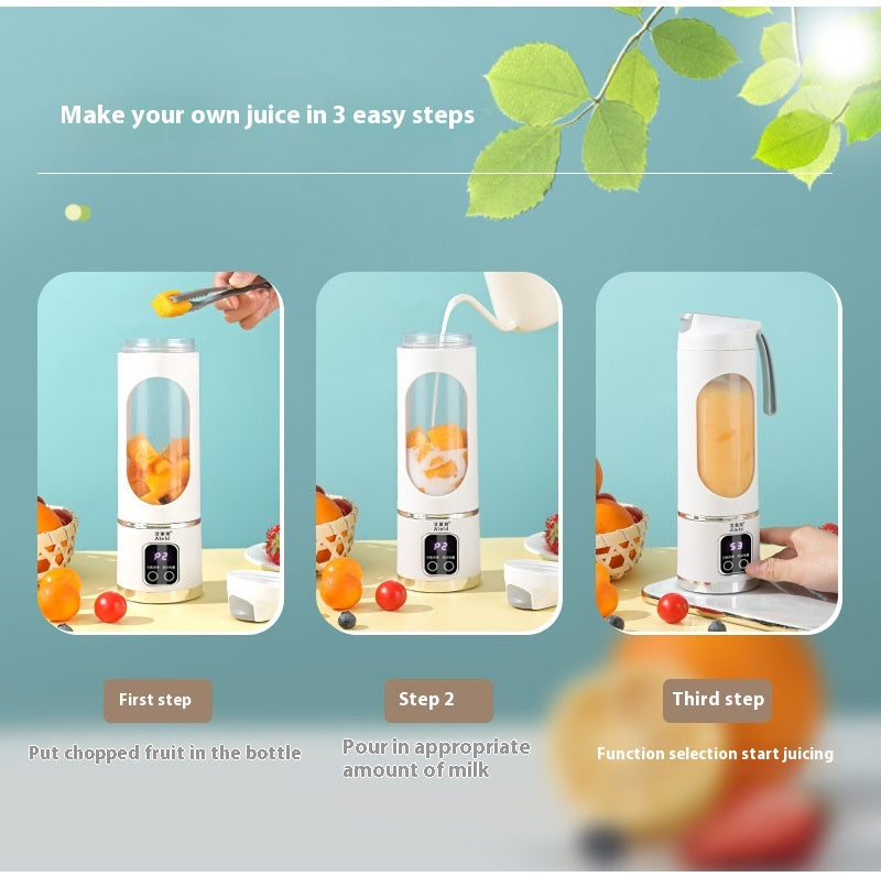 Portable USB Rechargeable Blender – High-End Ice Crushing Juicer for Home & Travel