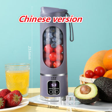 Portable USB Rechargeable Blender – High-End Ice Crushing Juicer for Home & Travel